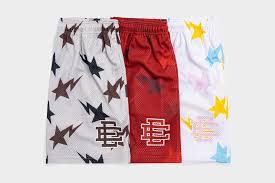Eric Emanuel World Series Shorts A Fusion of Sports Fashion and Culture