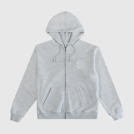 EE® Basic Zip Up Hoodie Grey